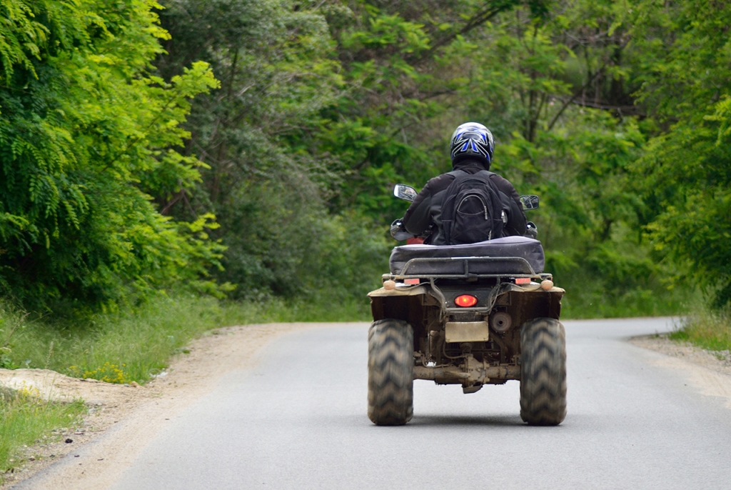 ATV on a Regular Road