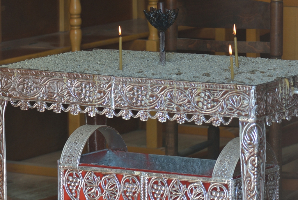 Ornamental Candle Box in Church